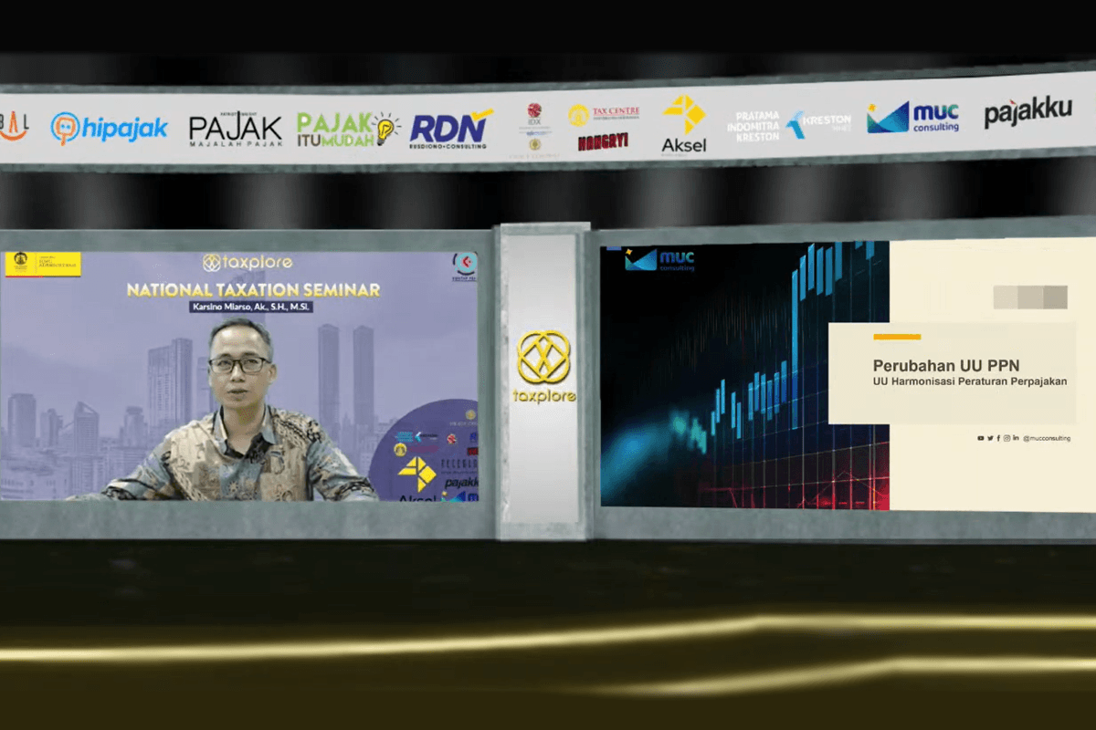 Webinar Pajak MUC-KOSTAFF UI: Mengupas Ketentuan PPN Dalam UU HPP Webinar Pajak MUC-KOSTAFF UI: Mengupas Ketentuan PPN Dalam UU HPP