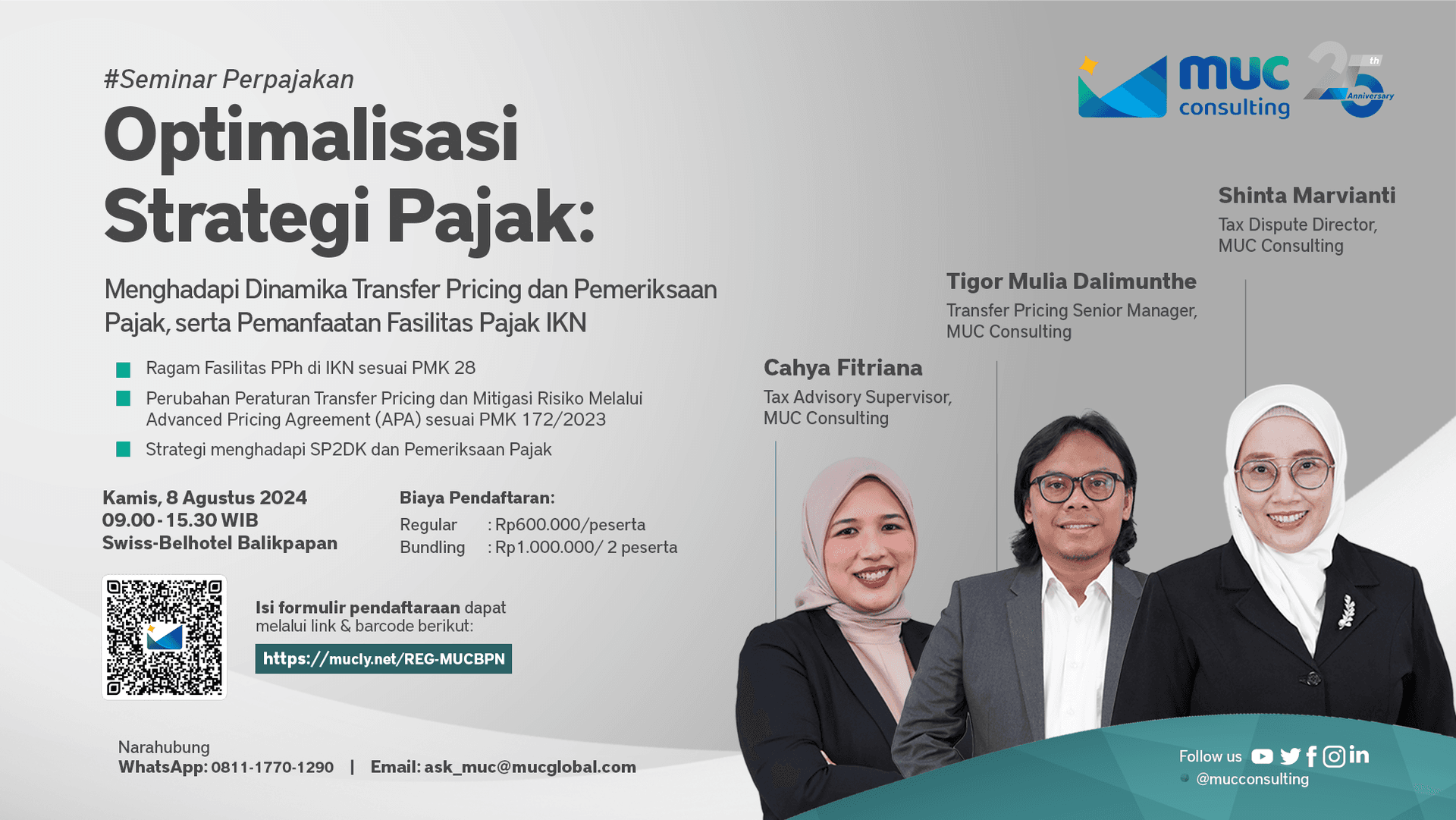 IKN Jadi Episentrum Pemerintahan, MUC Gelar Seminar Perpajakan di Balikpapan IKN Jadi Episentrum Pemerintahan, MUC Gelar Seminar Perpajakan di Balikpapan