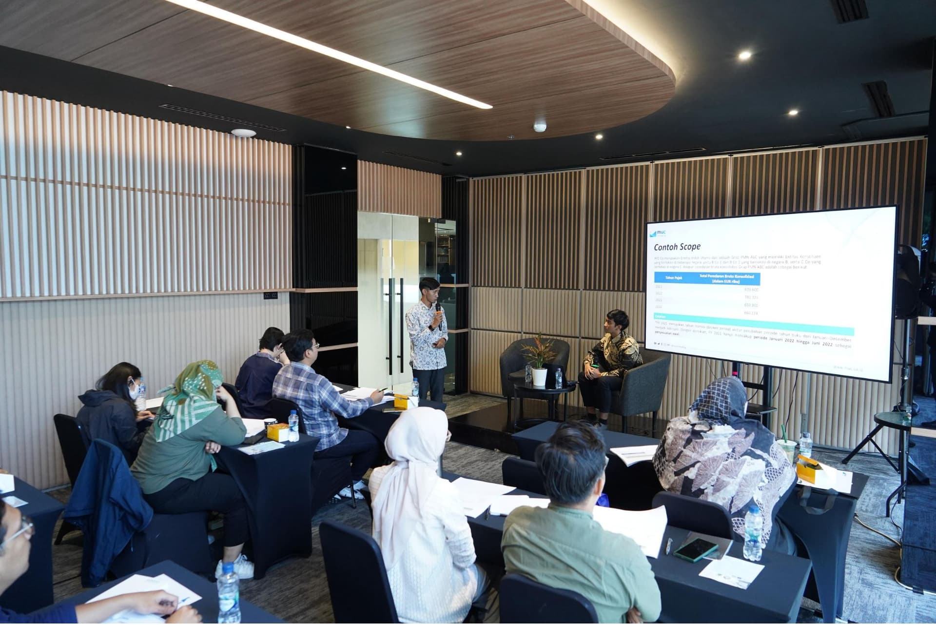Dalami Pajak Minimum Global Puluhan Peserta Ikuti MUC Exclusive Training Dalami Pajak Minimum Global Puluhan Peserta Ikuti MUC Exclusive Training