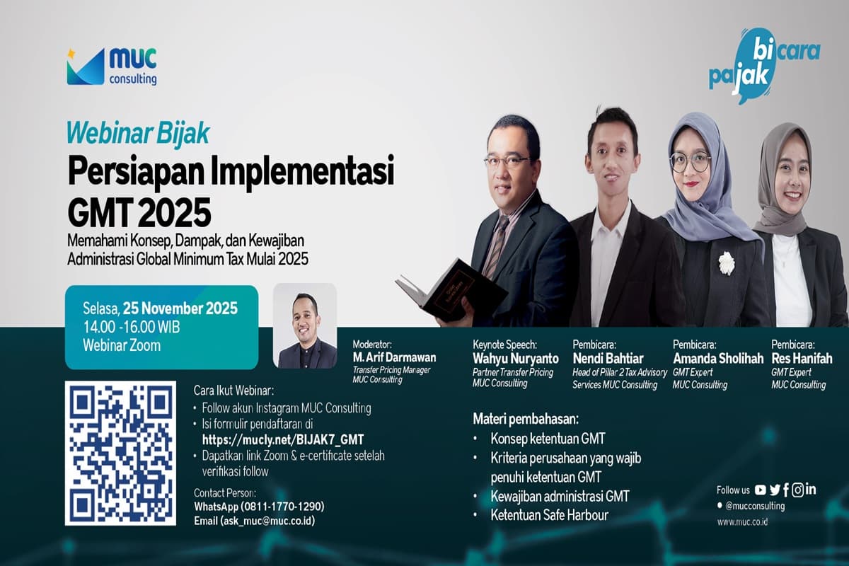 MUC BIJAK Vol. 7: Understanding the Concept, Impact, and Administrative Obligations of the Global Minimum Tax MUC BIJAK Vol. 7: Understanding the Concept, Impact, and Administrative Obligations of the Global Minimum Tax