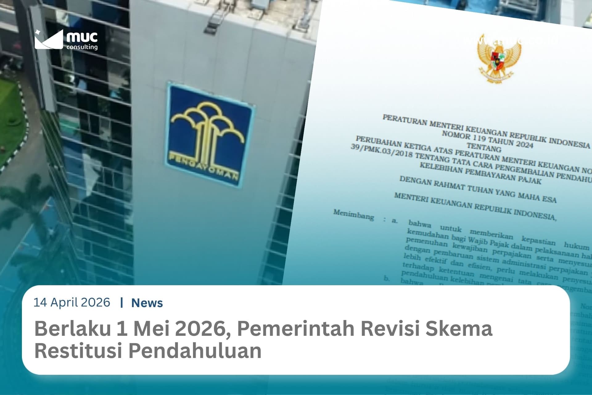 Berlaku 1 Mei 2026, Aturan Restitusi Pendahuluan Direvisi Berlaku 1 Mei 2026, Aturan Restitusi Pendahuluan Direvisi