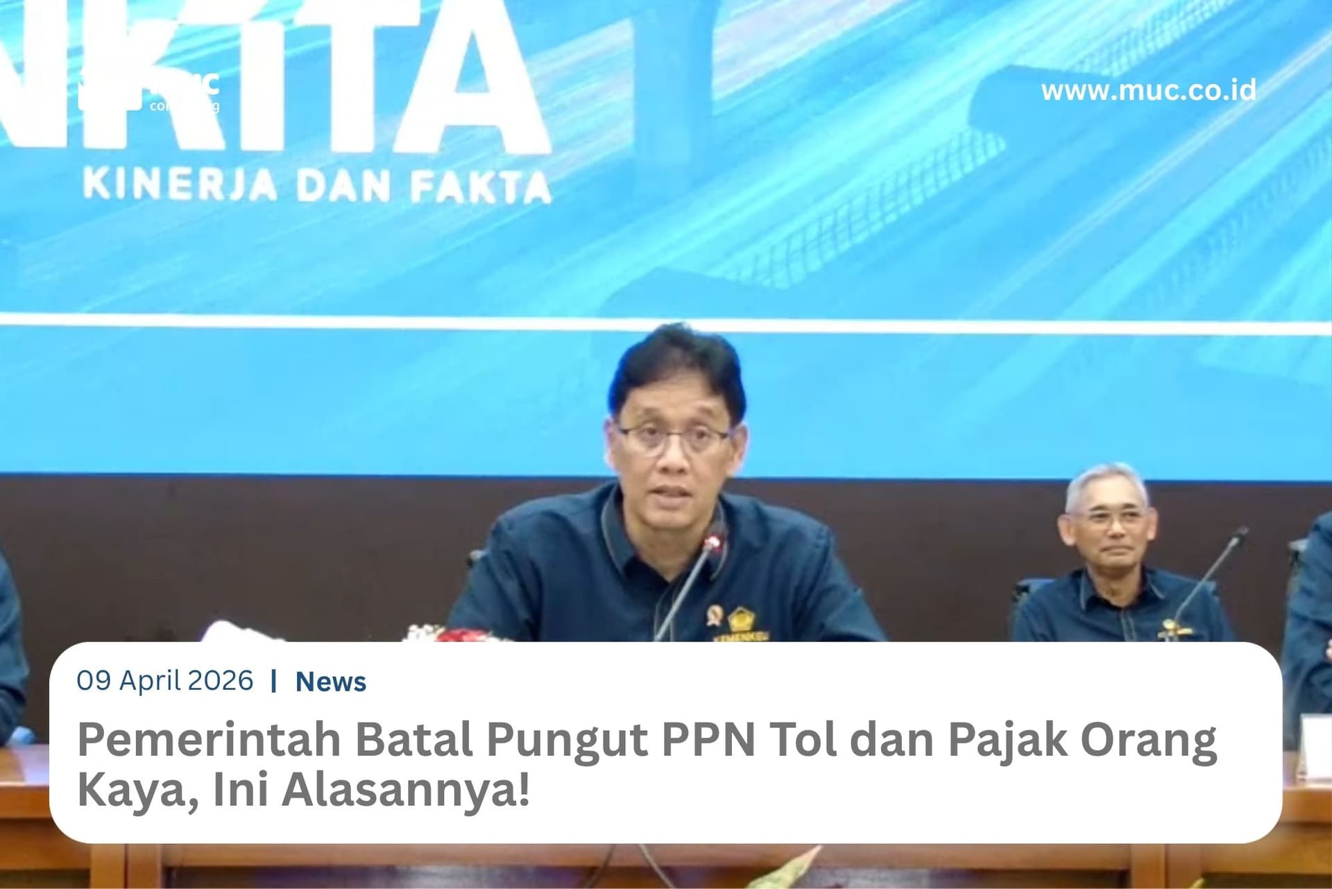 Pemerintah Batal Pungut PPN Tol dan Pajak Orang Kaya, Ini Alasannya! Pemerintah Batal Pungut PPN Tol dan Pajak Orang Kaya, Ini Alasannya!