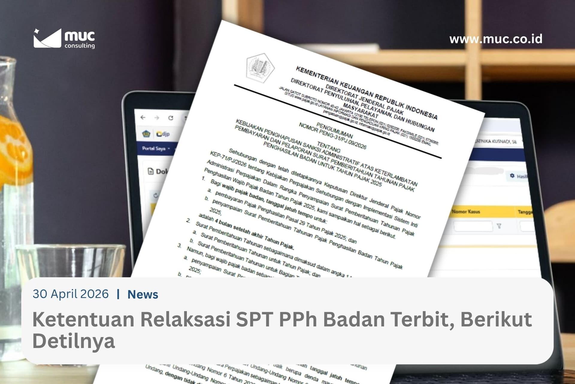 Ketentuan Relaksasi SPT PPh Badan Terbit, Berikut Detilnya Ketentuan Relaksasi SPT PPh Badan Terbit, Berikut Detilnya