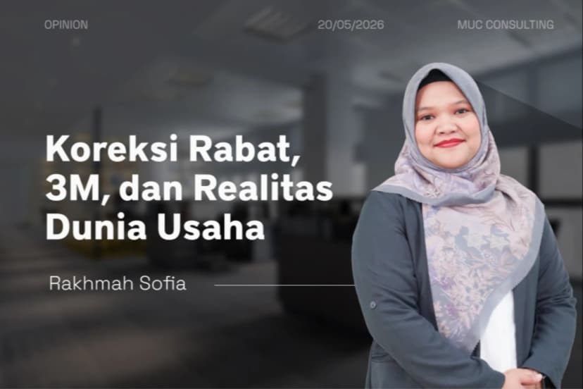 Koreksi atas Rabat, 3M, dan Realitas Dunia Usaha Koreksi atas Rabat, 3M, dan Realitas Dunia Usaha