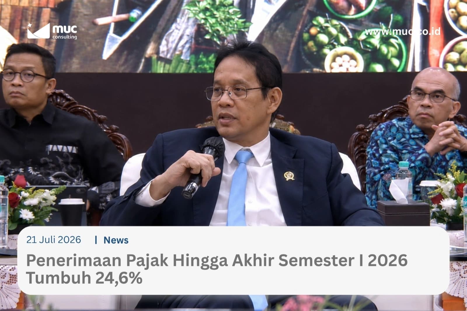 Penerimaan Pajak Hingga Akhir Semester I 2026 Tumbuh 24,6% Penerimaan Pajak Hingga Akhir Semester I 2026 Tumbuh 24,6%