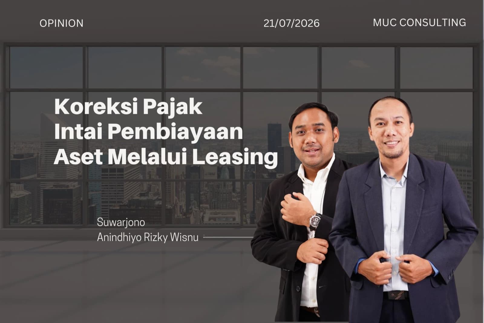 Koreksi Pajak Intai Pembiayaan Aset Melalui Leasing Koreksi Pajak Intai Pembiayaan Aset Melalui Leasing