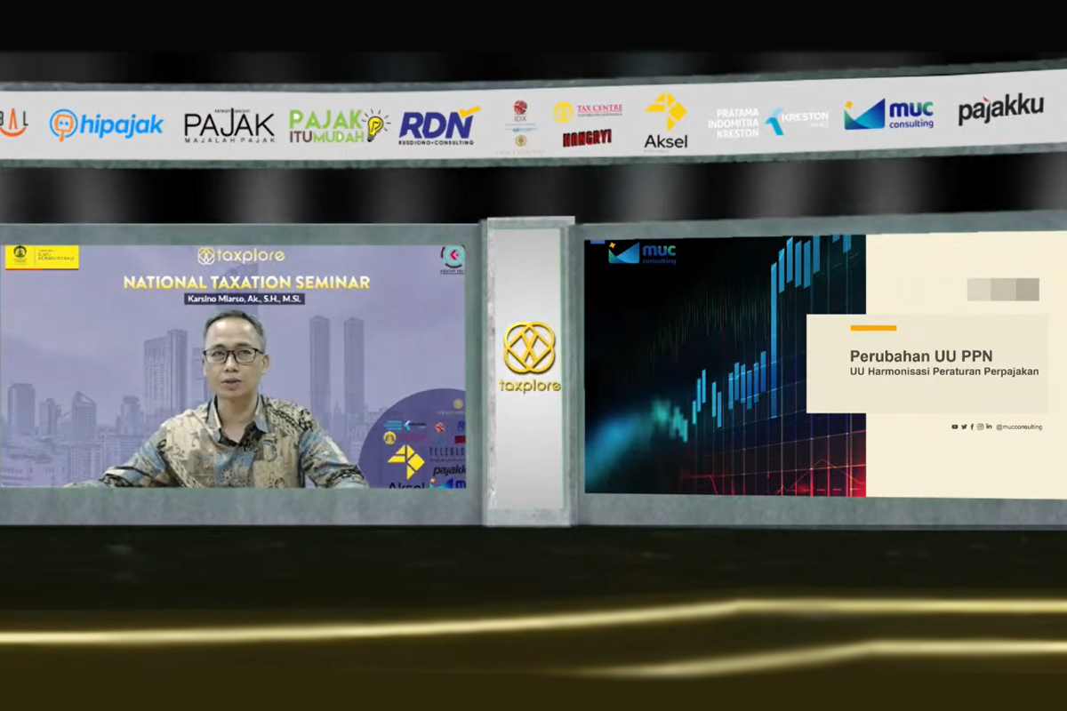 Webinar Pajak MUC-KOSTAFF UI: Mengupas Ketentuan PPN Dalam UU HPP