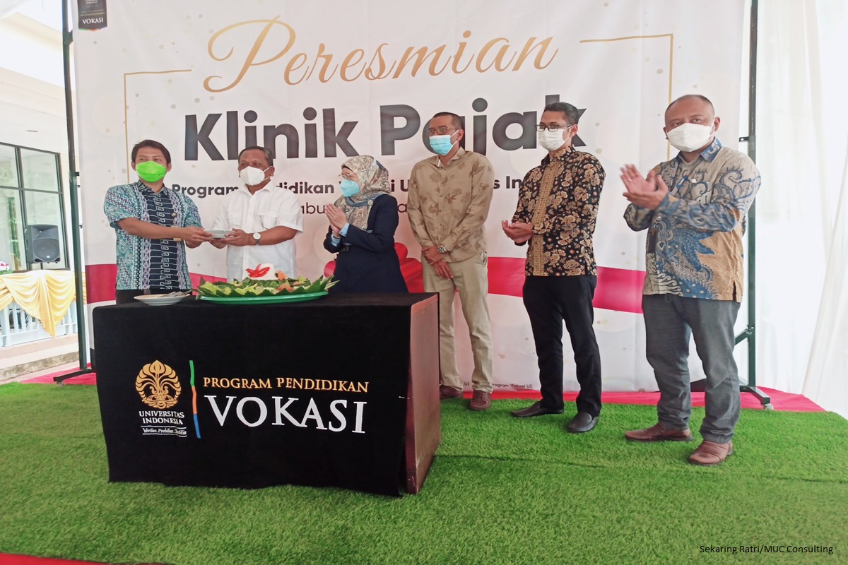 Klinik Pajak Vokasi UI Diresmikan, MUC Beri Dukungan Penuh