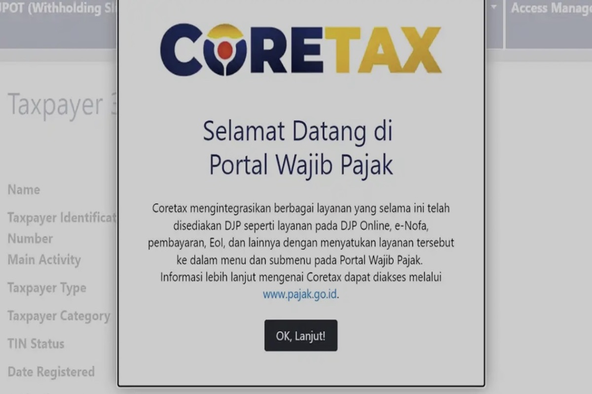 Sistem Coretax Masih Bermasalah, DJP Sampaikan Permohonan Maaf