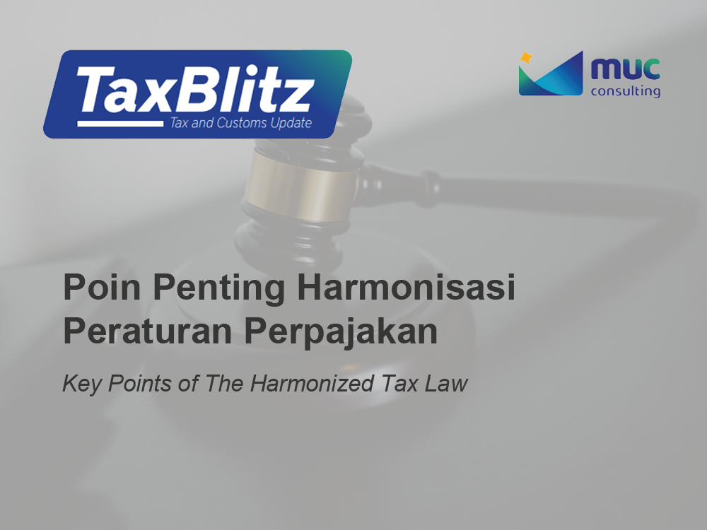 Poin Penting Harmonisasi Peraturan Perpajakan