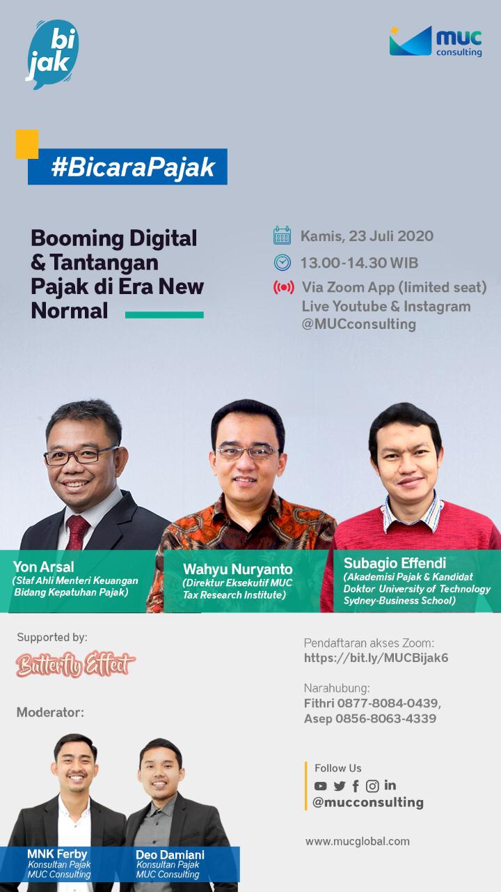 Booming Digital & Tantangan Pajak di Era New Normal