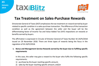 Tax Treatment on Sales-Purchase Rewards