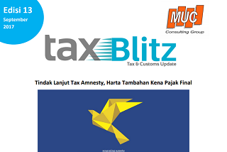 Tindak Lanjut Tax Amnesty, Harta Tambahan Kena Pajak Final