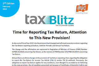 Time for Reporting Tax Return, Attention to This New Provision!