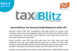 Harta Deklarasi Tax Amnesty Wajib Dilaporkan dalam SPT