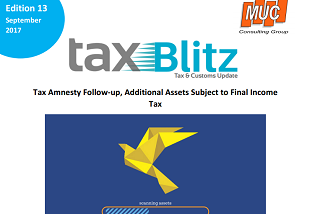 Tax Amnesty Follow-up, Additional Assets Subject to Final Income Tax