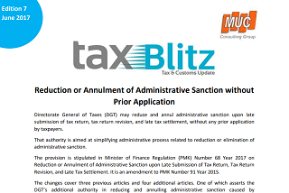 Reduction or Annulment of Administrative Sanction without Prior Application