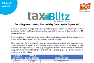 Boosting Investment, Tax Holiday Coverage Is Expanded