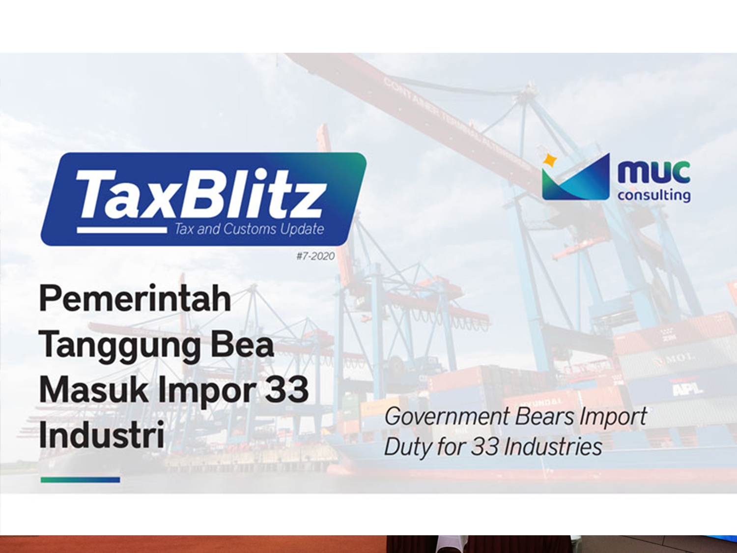 Pemerintah Tanggung Bea Masuk Impor 33 Industri